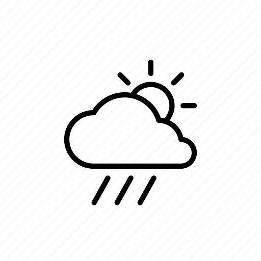 Weather, cloud, cloudy, forecast, rain, sun icon - Download on Iconfinder