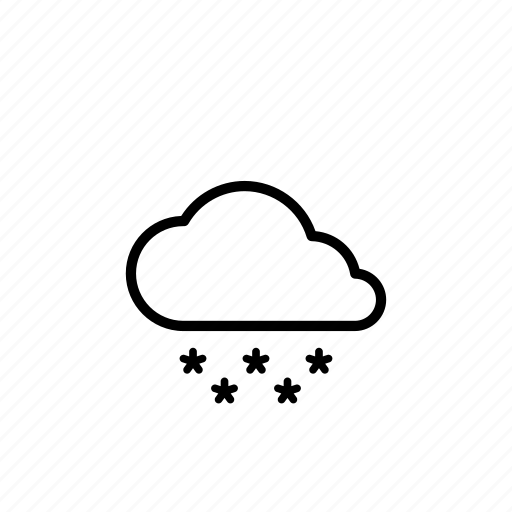 Weather, cloud, cloudy, forecast, snow, winter icon - Download on Iconfinder