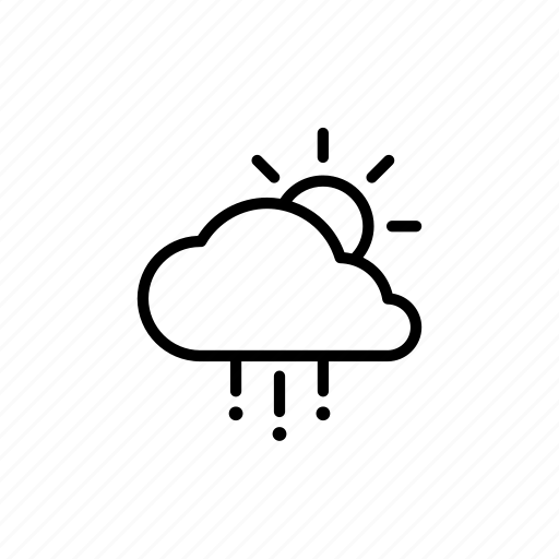 Weather, cloudy, forecast, hail, sun icon - Download on Iconfinder