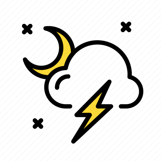 Cold, heat, nights, thunder icon - Download on Iconfinder