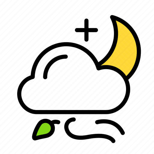 Cold, heat, night, windy icon - Download on Iconfinder
