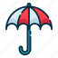 climate, forecast, meteorology, umbrella, weather 