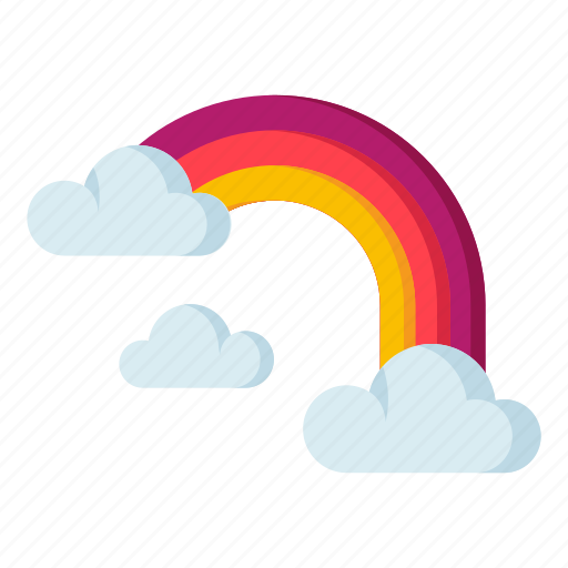 Climate, forecast, meteorology, rainbow, weather icon - Download on Iconfinder