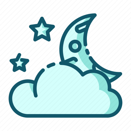 Climate, cloudynight, forecast, meteorology, weather icon - Download on Iconfinder