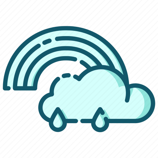 Climate, cloudy, forecast, meteorology, rainbow, weather icon - Download on Iconfinder
