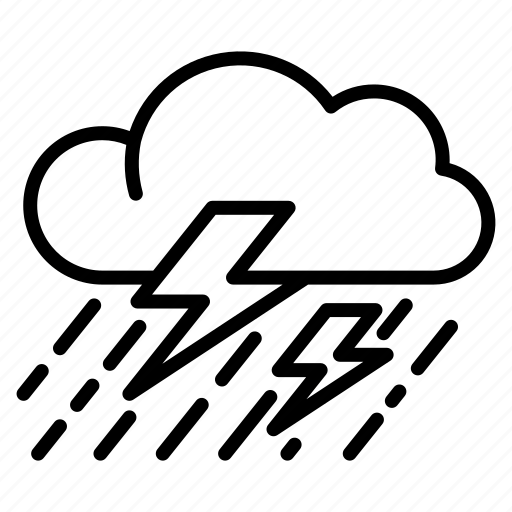 Climate, forecast, meteorology, thunderstorm, weather icon - Download on Iconfinder