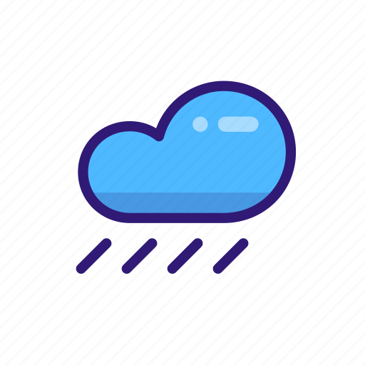Cloud, cloudy, day, forecast, rain, weather, weather icon icon - Download on Iconfinder
