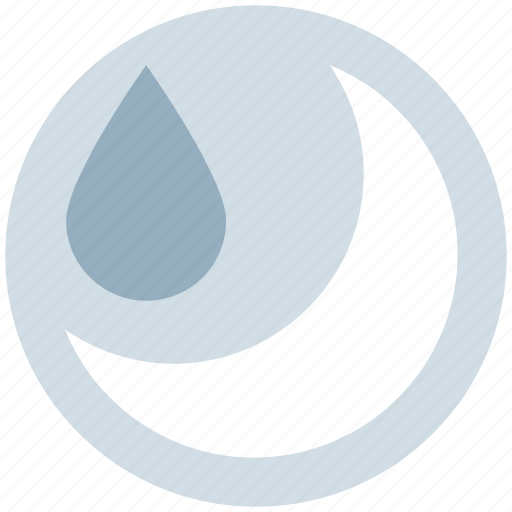 Cool, moon, night, rain, rainy, weather icon - Download on Iconfinder