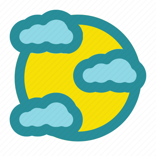 Bright, cloud, summer, sun, sunny, weather icon - Download on Iconfinder