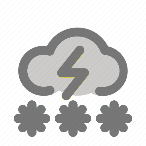 Cloud, cloudy, cold, freeze, snow, weather icon - Download on Iconfinder