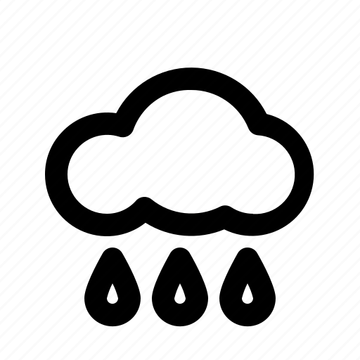 Cloud, cloudy, rain, rainfall, weather icon - Download on Iconfinder