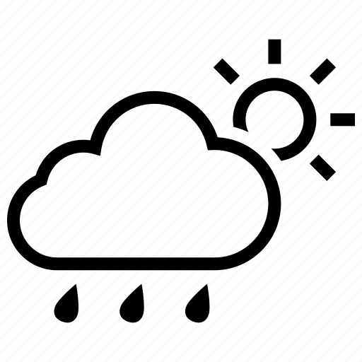 Cloud, rain, sun icon - Download on Iconfinder on Iconfinder