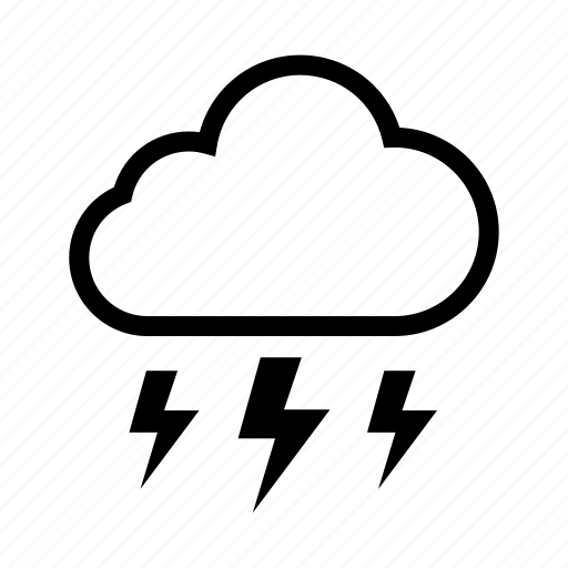 Cloud, thunder, thunderstorm icon - Download on Iconfinder
