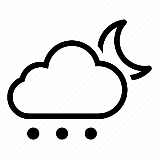 Cloud, night, snow icon - Download on Iconfinder