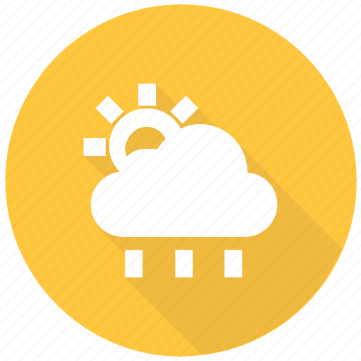 Cloud, forecast, rain, rainy, sun, weather icon - Download on Iconfinder