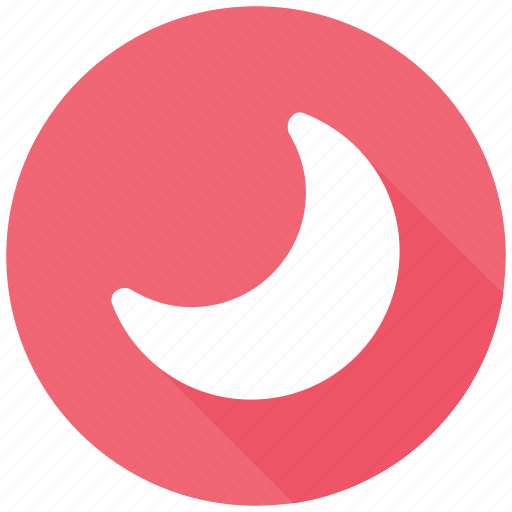 Crescent, forecast, moon, night, weather icon - Download on Iconfinder