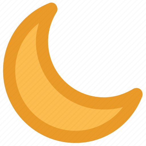Crescent, forecast, moon, night, weather icon - Download on Iconfinder