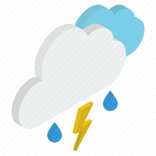 Heavy rain, lighting shower, lighting storm, rain storm, thunderstorm icon - Download on Iconfinder
