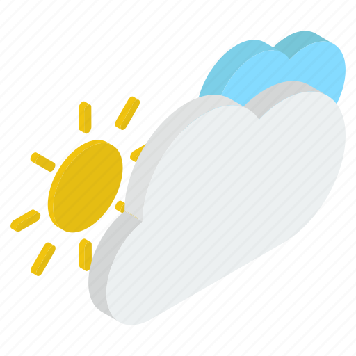 Atmosphere, climate, increasing clouds, partly cloudy, weather, weather forecast icon - Download on Iconfinder