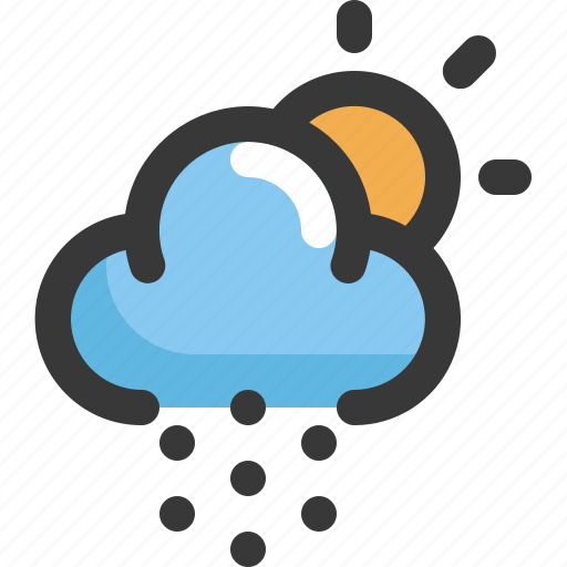 Climate, cloud, forecast, snow, sun, weather icon - Download on Iconfinder