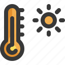 climate, forecast, sun, temperature, thermometer, weather