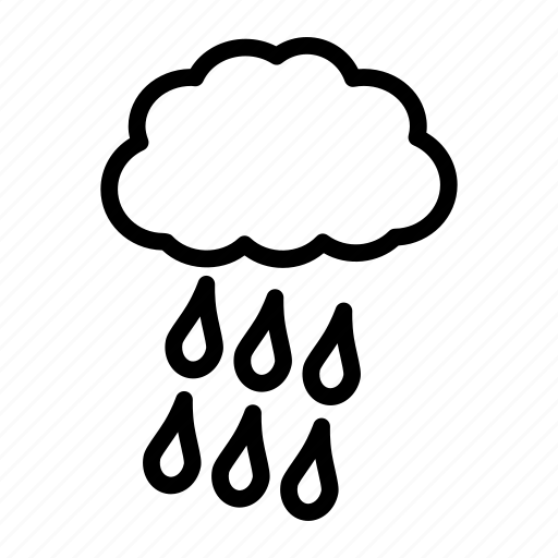 Drizzle, drop, forecast, rain, rainy, rainy clouds, weather icon - Download on Iconfinder