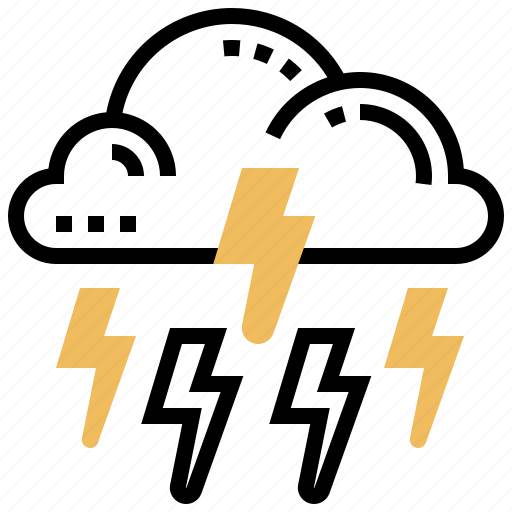 Cloud, dramatic, lightening, storm, thunder icon - Download on Iconfinder
