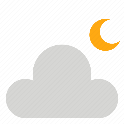Cloud, moon, night, sleep, weather icon - Download on Iconfinder