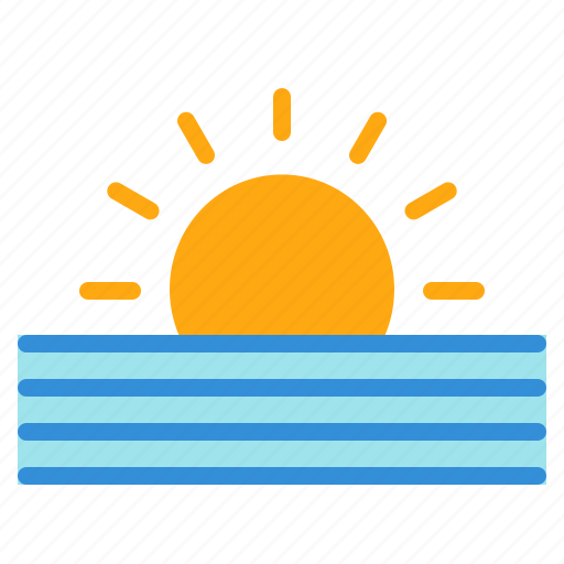 Summer, sunset, weather icon - Download on Iconfinder