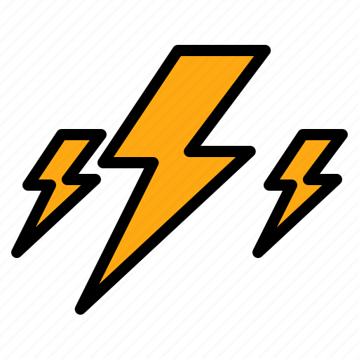 Lightning, thunderstorm, weather icon - Download on Iconfinder