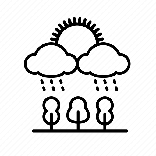 Cloud, cloudy, rain, rainy, season, sun, weather icon - Download on Iconfinder
