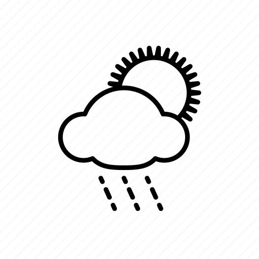 Cloud, rain, rainy, season, sun, weather icon - Download on Iconfinder