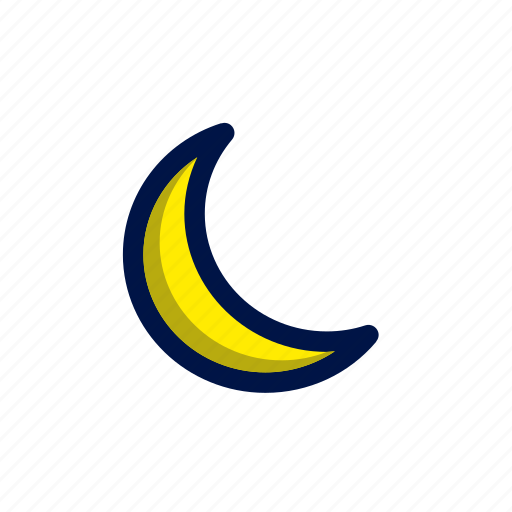 Climate, crescent, moon, night, weather icon - Download on Iconfinder