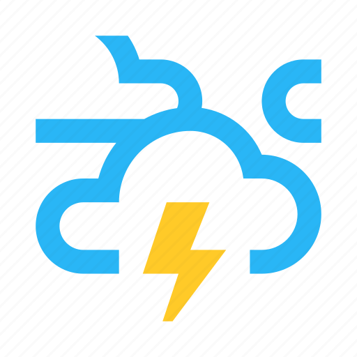 Cloud, lighting, lightning, storm, thunder, thunderstorm, weather icon - Download on Iconfinder