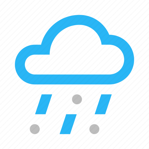 Cloud, forecast, hail, rain, rainfall, snow, weather icon - Download on Iconfinder