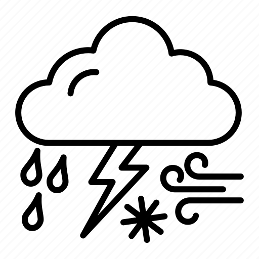 Cloud, rain, snow, thunder, wind icon - Download on Iconfinder