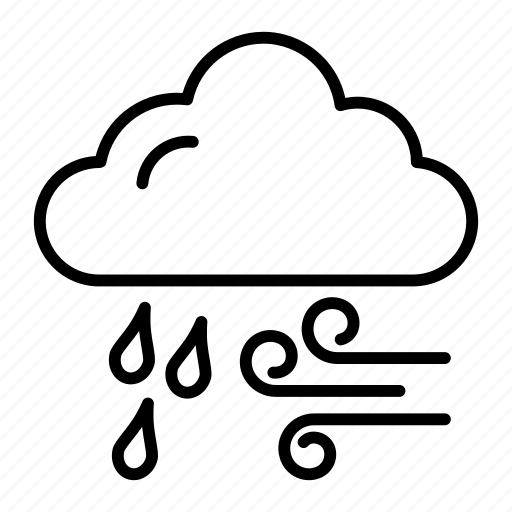Blow, cloud, rain, weather, wind icon - Download on Iconfinder