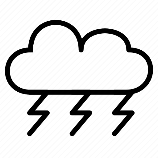 Lightning, rain, storm, thunder, thunderbolt icon - Download on Iconfinder
