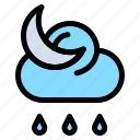 forecast, moon, night, weather