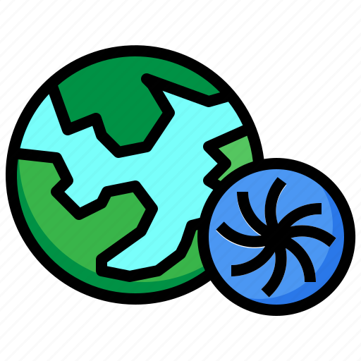 Cyclone, hurricane, thunder, twister, windstorm icon - Download on Iconfinder