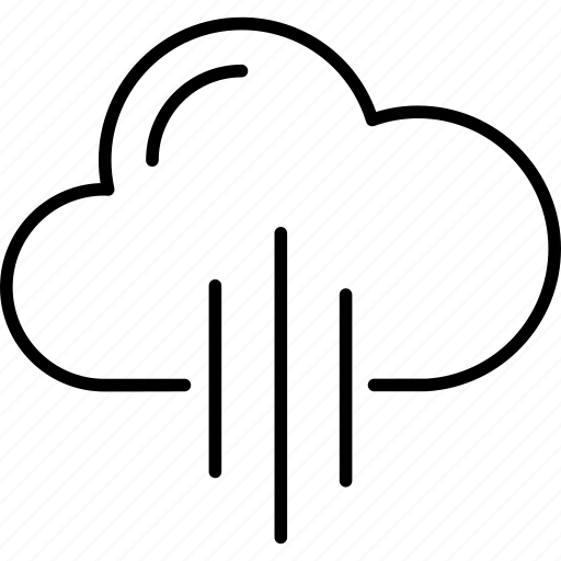 Clouds, overcast, rain, shower, weather icon - Download on Iconfinder