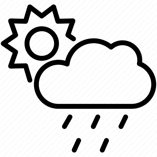 Winter, cloud, weather, snowflake, sun, rain icon - Download on Iconfinder