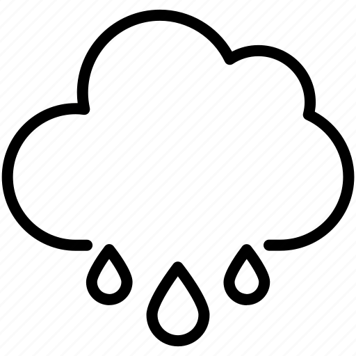 Weather, drop, rain drop, cloud, rain icon - Download on Iconfinder