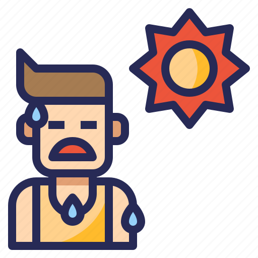 Weather, hot, summer, sun icon - Download on Iconfinder