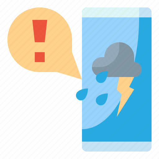Weather, alert, thunderstorm, danger icon - Download on Iconfinder