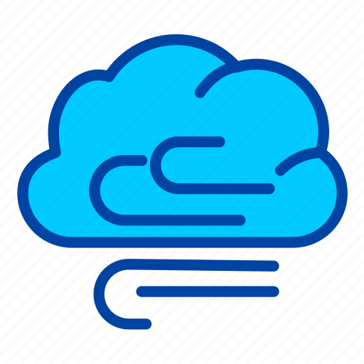 Windy, cloudy, cloud, weather icon - Download on Iconfinder