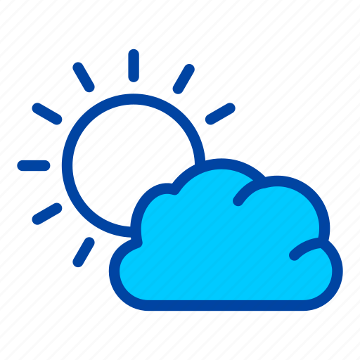 Sunny, cloudy, weather, sun icon - Download on Iconfinder