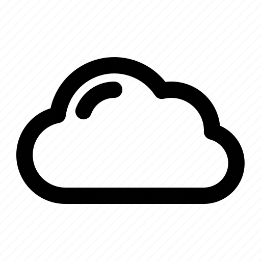 Cloud, weather, forecast, user interface, sky, white, cloudy icon - Download on Iconfinder