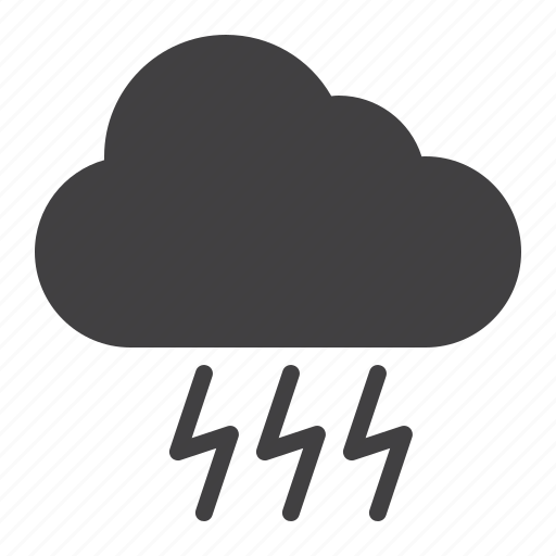 Weather, lightning, cloud icon - Download on Iconfinder