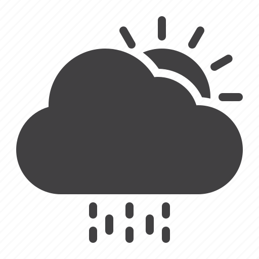 Weather, cloud, sun, rain icon - Download on Iconfinder